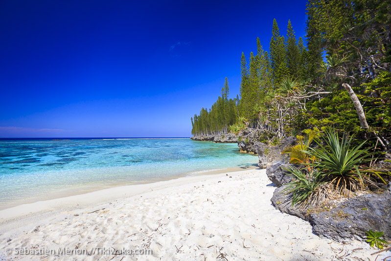 Wabao beach in Mare, Loyalty Islands, New Caledonia